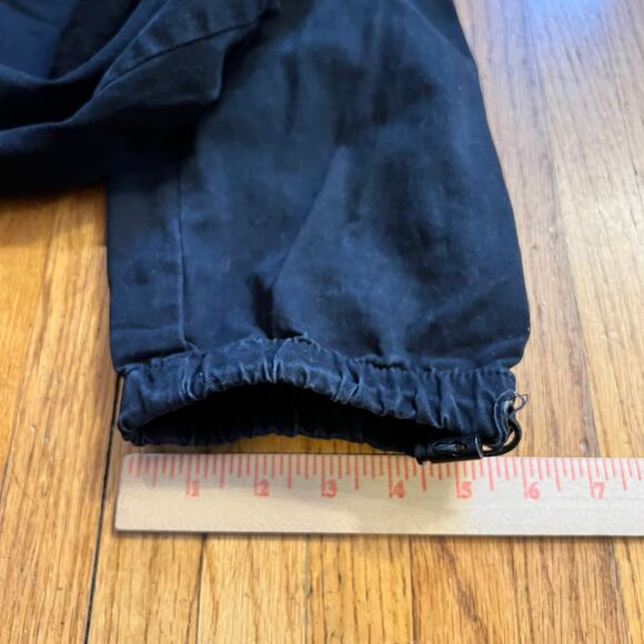 Dogg Supply Jogger Pants Mens Medium Snoop Black Stretch Tapered Cargo - Picture 11 of 11